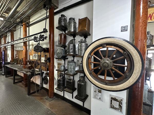 A neat museum inside the old Marathon Motor Works building shows the history of auto manufacturing.