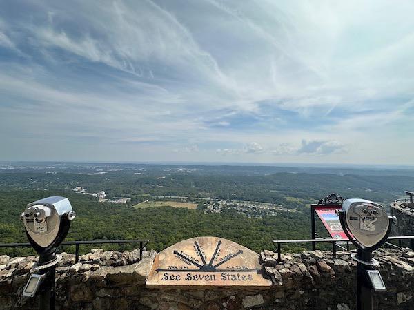 See 7 states at once from Lookout Mountain.